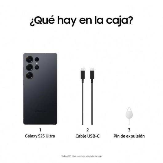 Samsung Galaxy S25 Ultra 5G 12GB 6.9" 1TB Titânio Preto Câmara quádrupla