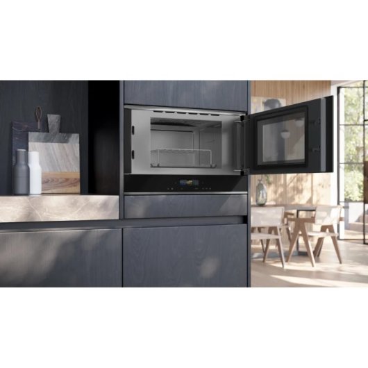 Microondas Integrable Siemens BE732R1B1 21L 900W Grill Inverter Hidrolítico Pantalla Táctil