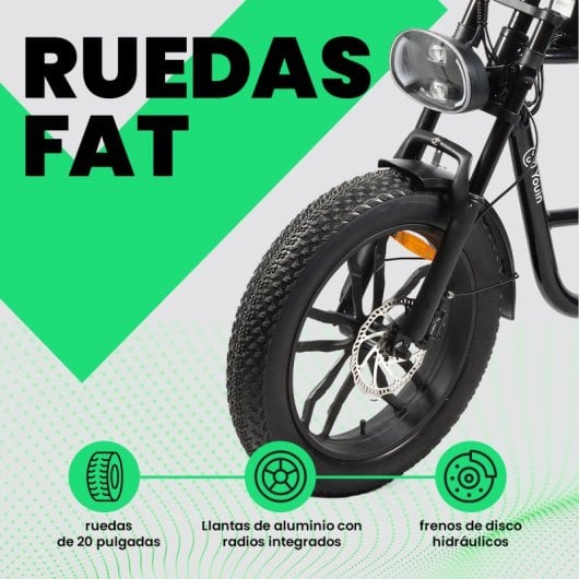 Bicicleta eléctrica Youin Miami BK7000 Motor 250W 43Nm Autonomía 100km 7V Dual Suspensión