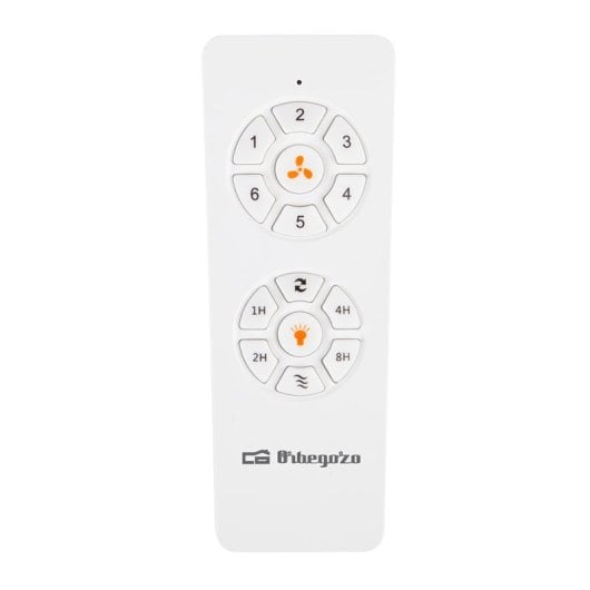 Ventilador de Techo Orbegozo CP 110105 35W 3 Aspas LED 105 cm 6 Velocidades Níquel