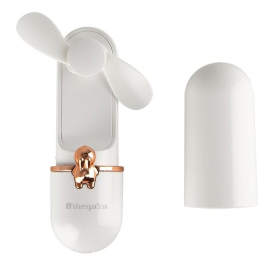 Orbegozo HF 2500 ventoinha manual Dourado, Branco Ventoinha portátil