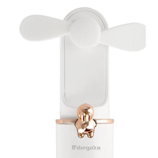 Orbegozo HF 2500 ventoinha manual Dourado, Branco Ventoinha portátil