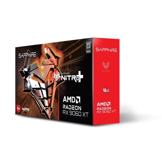 Tarjeta Gráfica Sapphire Nitro+ Radeon RX 9060 XT 16GB GDDR6 FreeSync OC Tri-X