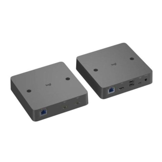 Kit Extend Logitech Preto Plástico Reciclado FSC Conector Direito