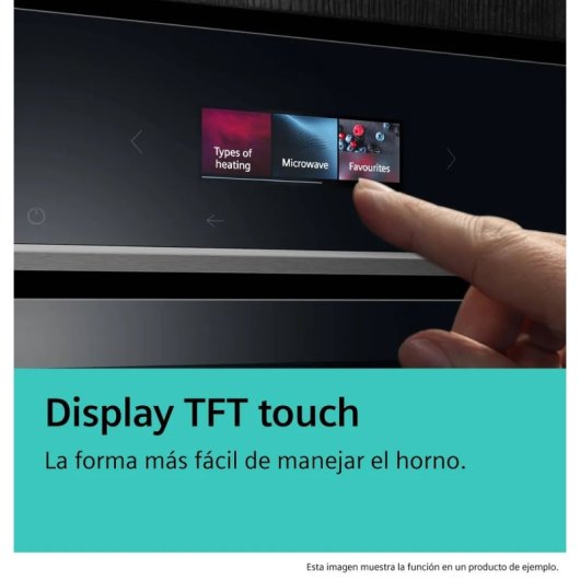 Microondas Siemens BF722R1B1 21 Liter 900W mit Automatikprogrammen und TFT-Touchdisplay