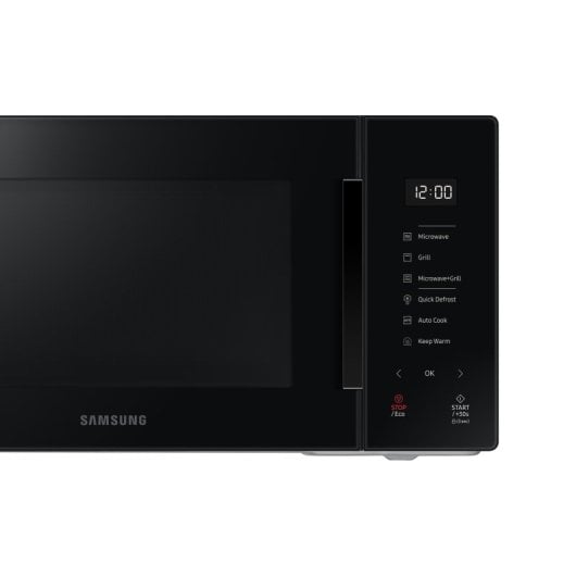 Microondas Samsung MG23T5018AK/ET 23L 800W Grill Interior Cerámico Panel Táctil ECO
