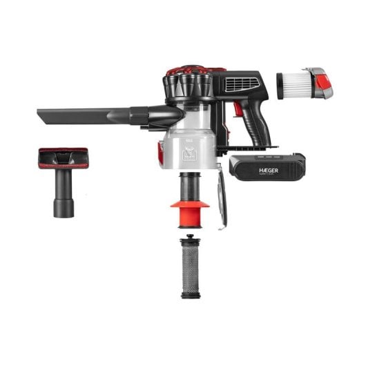 Aspiradora sin cable Haeger 22.2V 40min Autonomía Filtro ciclónico LED