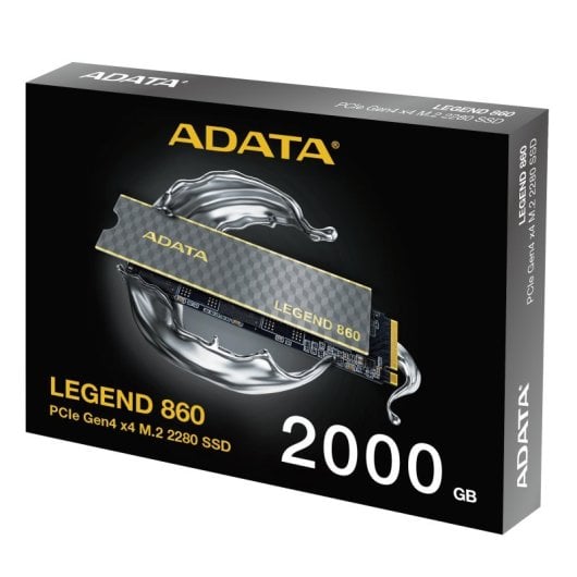 Disco Duro ADATA Legend 860 2TB M.2 NVMe 6000MB/s PCIe Gen4 3D NAND