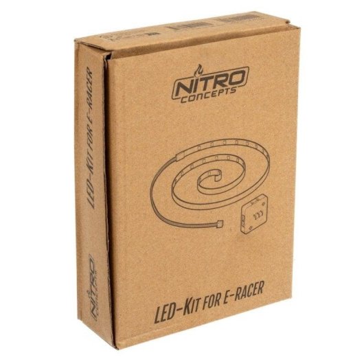 Kit LED Nitro Concepts E-Racer Striscia LED per Simulazione Racing 16.5cm