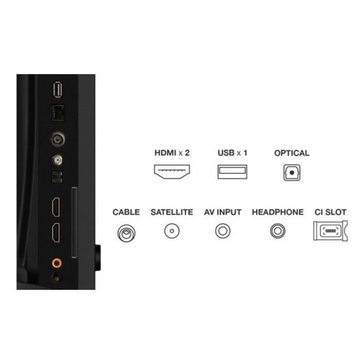 TV TCL QLED 32S5K 32″ Full HD Smart TV Google TV Dolby Audio WiFi Bluetooth