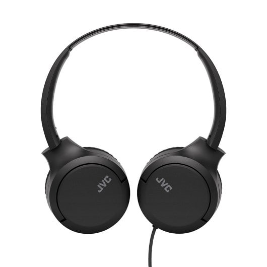Auriculares JVC con cable USB-C, plegables, color negro, diseño supraaural