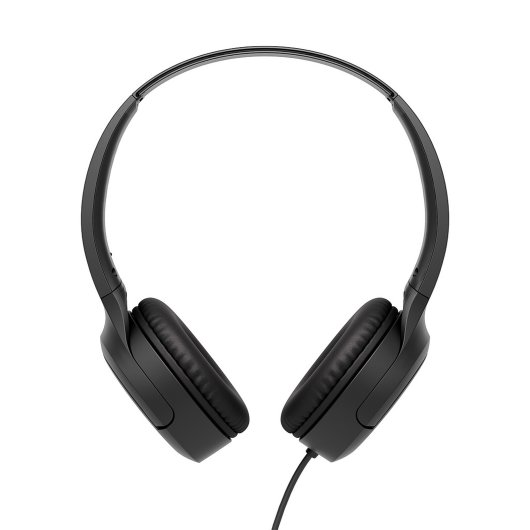 Auriculares JVC con cable USB-C, plegables, color negro, diseño supraaural
