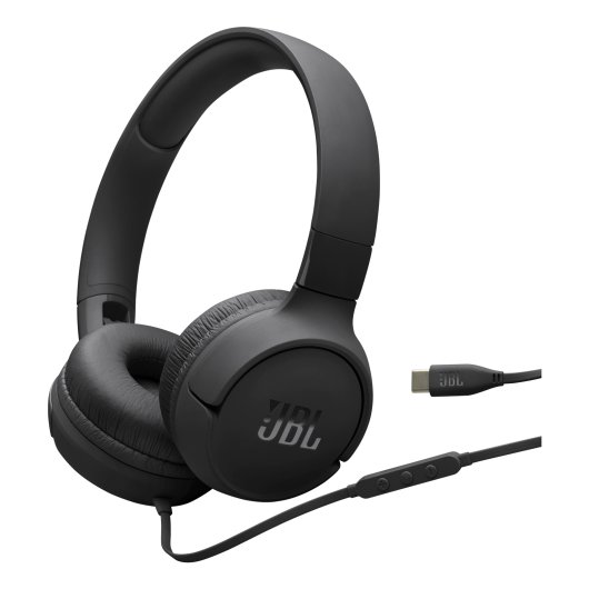 Auriculares JBL Tune 520C avec connectivité USB-C et microphone intégré