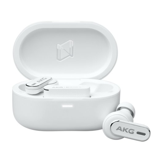 Auriculares AKG inalámbricos Bluetooth 5.3 Hi-Res con Cancelación de Ruido y micrófono blanco