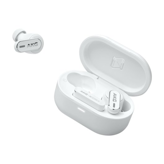 Auriculares AKG inalámbricos Bluetooth 5.3 Hi-Res con Cancelación de Ruido y micrófono blanco