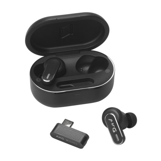 Auriculares AKG N5 Hybrid Inalámbricos Bluetooth con Cancelación de Ruido Negro