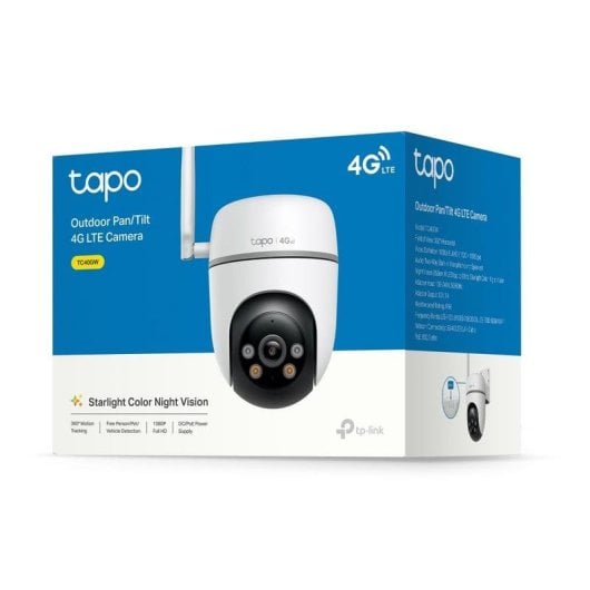 Câmera de vigilância TP-Link TC40GW FullHD Visão Noturna Externa IA Áudio Bidirecional Alarme Controle por Voz