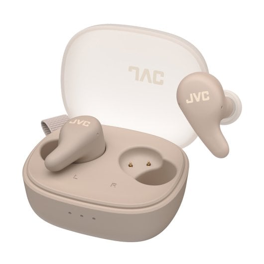 Casque sans fil Bluetooth 5.4 JVC avec réduction du bruit et microphone (marron)