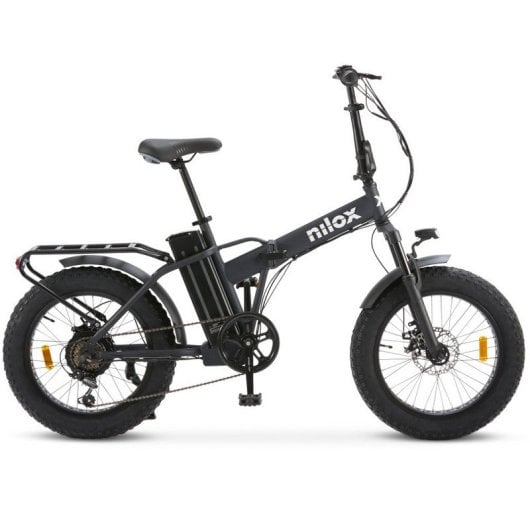 Bicicleta eléctrica Nilox X8 Pro 13Ah 250W plegable cuadro acero 70km autonomía 20" Azul Oscuro