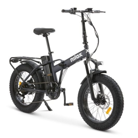 Bicicleta eléctrica Nilox X8 Pro 13Ah 250W plegable cuadro acero 70km autonomía 20" Azul Oscuro