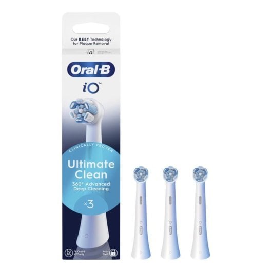 Aufsteckbürste Oral-B iO Weiß 3 Einheiten Präzisionsreinigung