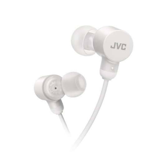 Auriculares JVC HA-FR29UC con conexión USB-C y alta definición blanca