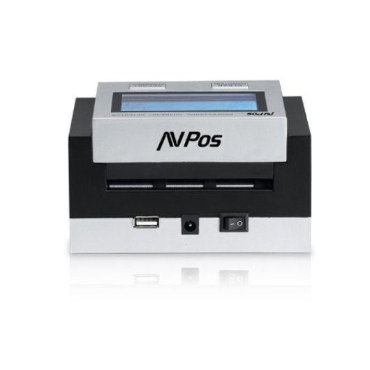 AVPos AVP-DT35G rilevatore banconote contraffatte Nero, Grigio