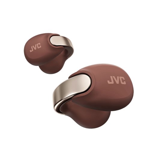 Auriculares JVC inalámbricos Bluetooth 5.3 marrón con USB Tipo C y True Wireless