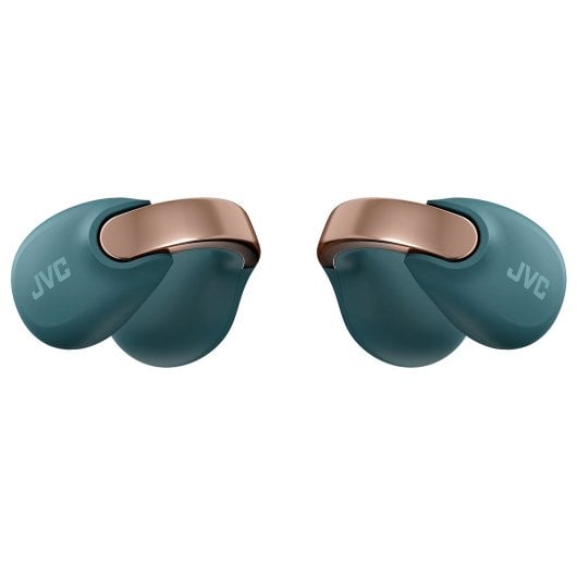 Auriculares JVC HA-NP1T sans fil Bluetooth 5.3 en bleu avec microphone