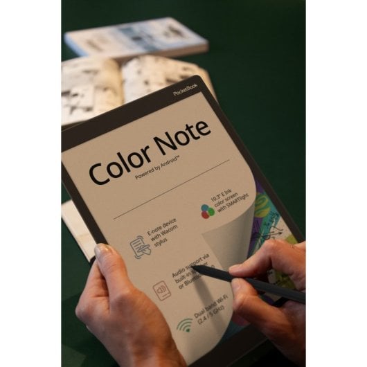 PocketBook Color Note eBook-Reader Touchscreen 32 GB WLAN Schwarz, Blau