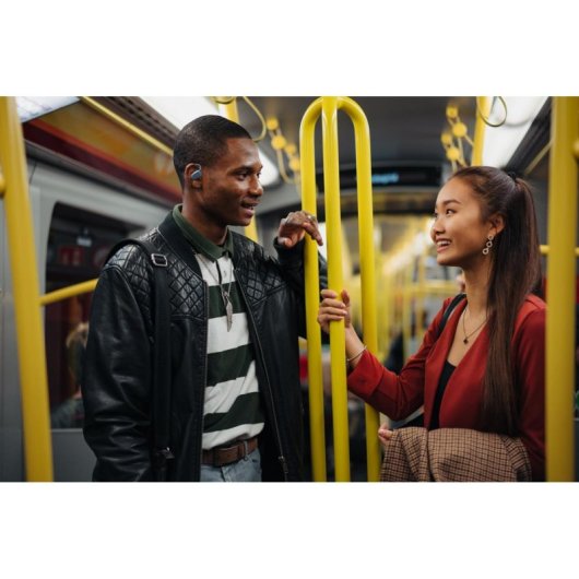 Auriculares JVC inalámbricos bluetooth con micrófono y color gris