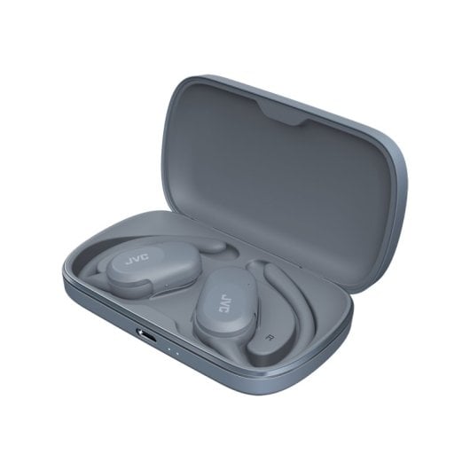 Auriculares JVC inalámbricos bluetooth con micrófono y color gris