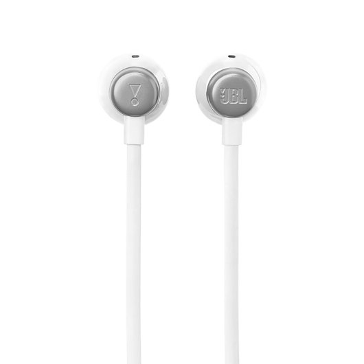 Auriculares JBL con cable USB-C Pure Bass, Hi-Res Audio, micrófono, blanco
