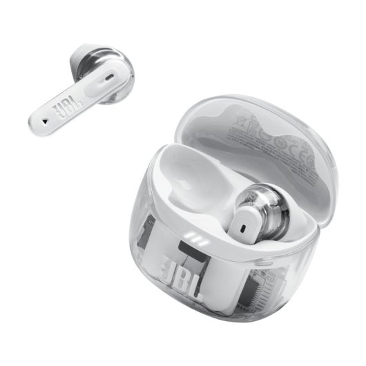 Auriculares JBL inalámbricos Bluetooth 5.3 con Cancelación de Ruido Blanco Ghost Edition