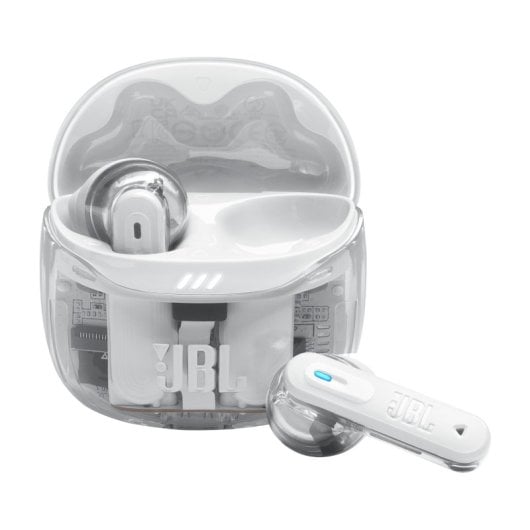Auriculares JBL inalámbricos Bluetooth 5.3 con Cancelación de Ruido Blanco Ghost Edition