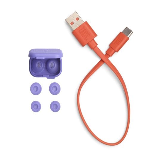 Auriculares JBL inalámbricos bluetooth com Cancelamento de Ruído e Micrófono Púrpura