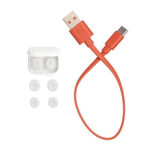 Auricolari JBL Tune Flex 2 wireless Bluetooth 5.3 con Cancellazione del Rumore e Microfono, Bianchi