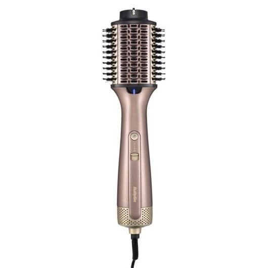 Brosse Soufflante BaByliss AS95E 1000W Céramique Ionique 2 Températures Air Froid Champagne