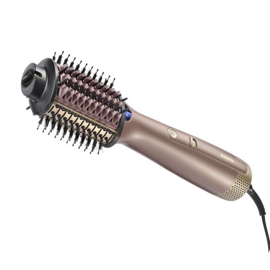 Cepillo de Aire Caliente BaByliss AS95E 1000W Función Iónica Cerámico Champán