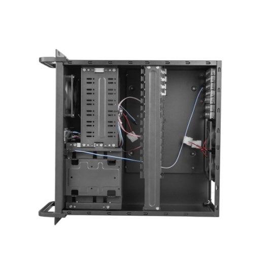 Chasis Rack 4U Lanberg SC01-4504-10B 3 Ventiladores 7 Bahías 19" Negro Acero