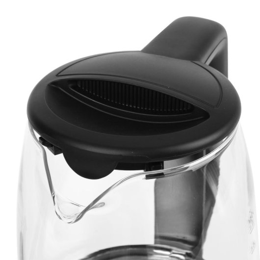 Hervidor Emerio 1.7L 2200W Sin cables Apagado automático Filtro antical Vidrio/Plástico