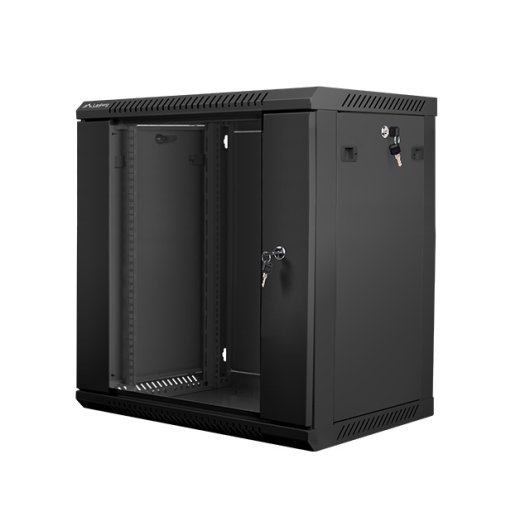 Bastidor de Parede Lanberg WF01-6412-10B 12U Preto IP20 60kg Bastidor de Parede Lanberg WF01-6412-10B 12U Preto IP20 60kg