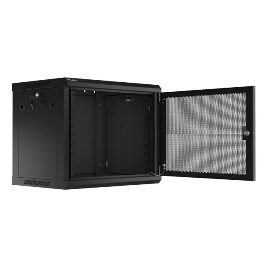 Wand-Rack Lanberg WF01-6409-23B Schwarz 9U 60kg Wand-Rack Lanberg WF01-6409-23B Schwarz 9U 60kg