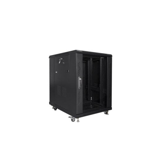 Free Standing Lanberg FF01-6815-12B 15U 800 kg Rack Cabinet Schwarz Free Standing Lanberg FF01-6815-12B 15U 800 kg Rack Cabinet Schwarz