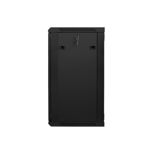 Bastidor de pared Lanberg WF01-6418-10B 18U 60kg IP20 Negro RAL9004 templado autoinstalable