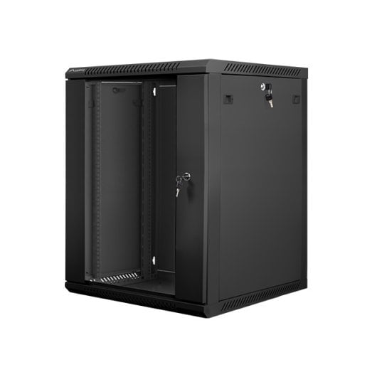 Bastidor de Parede Lanberg WF01-6615-10B 15U 60kg Preto Temper Glass