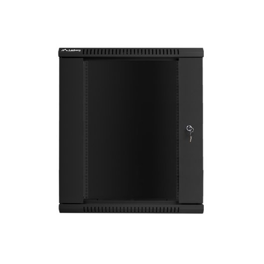 Bastidor de Parede Lanberg WF01-6615-10B 15U 60kg Preto Temper Glass