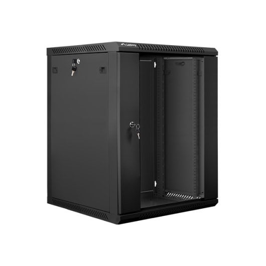 Bastidor de Parede Lanberg WF01-6615-10B 15U 60kg Preto Temper Glass
