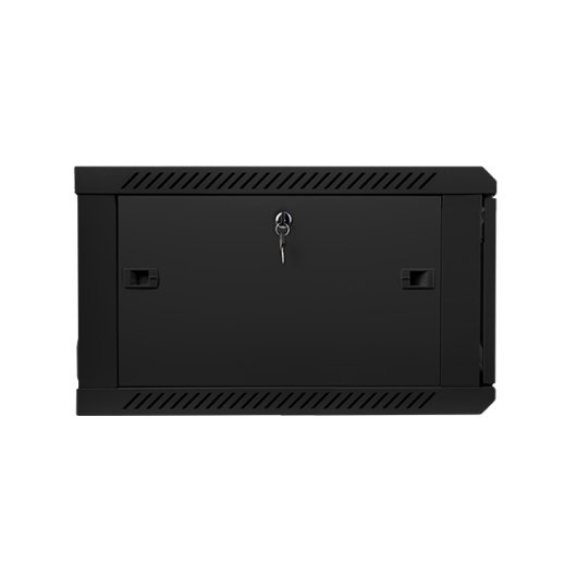 Bastidor de pared Lanberg WF01-6606-10B 6U 60kg IP20 cristal templado autoinstalable negro