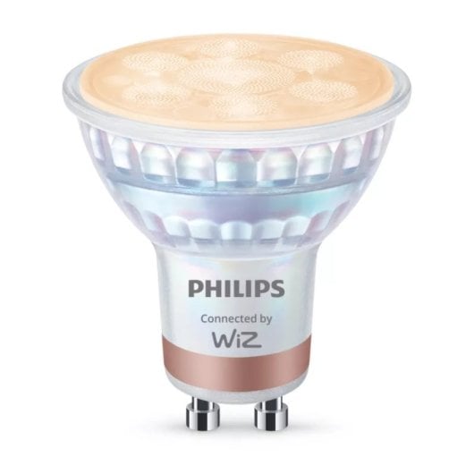 Bombilla inteligente Philips PHI WFB 50W GU10 GLASS 927-65 TW 2PF/6 Wi-Fi/Bluetooth regulable 345lm